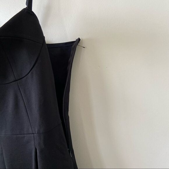 Nwt-leith Bustier Little Black Romper (Size:Medium) - Picture 11 of 13